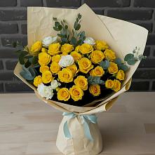 Букет цветов из:  Розы в Тищенском