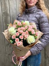 Букет цветов из:  Розы в Тищенском