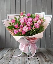 Букет Розовый кустик в Тищенском