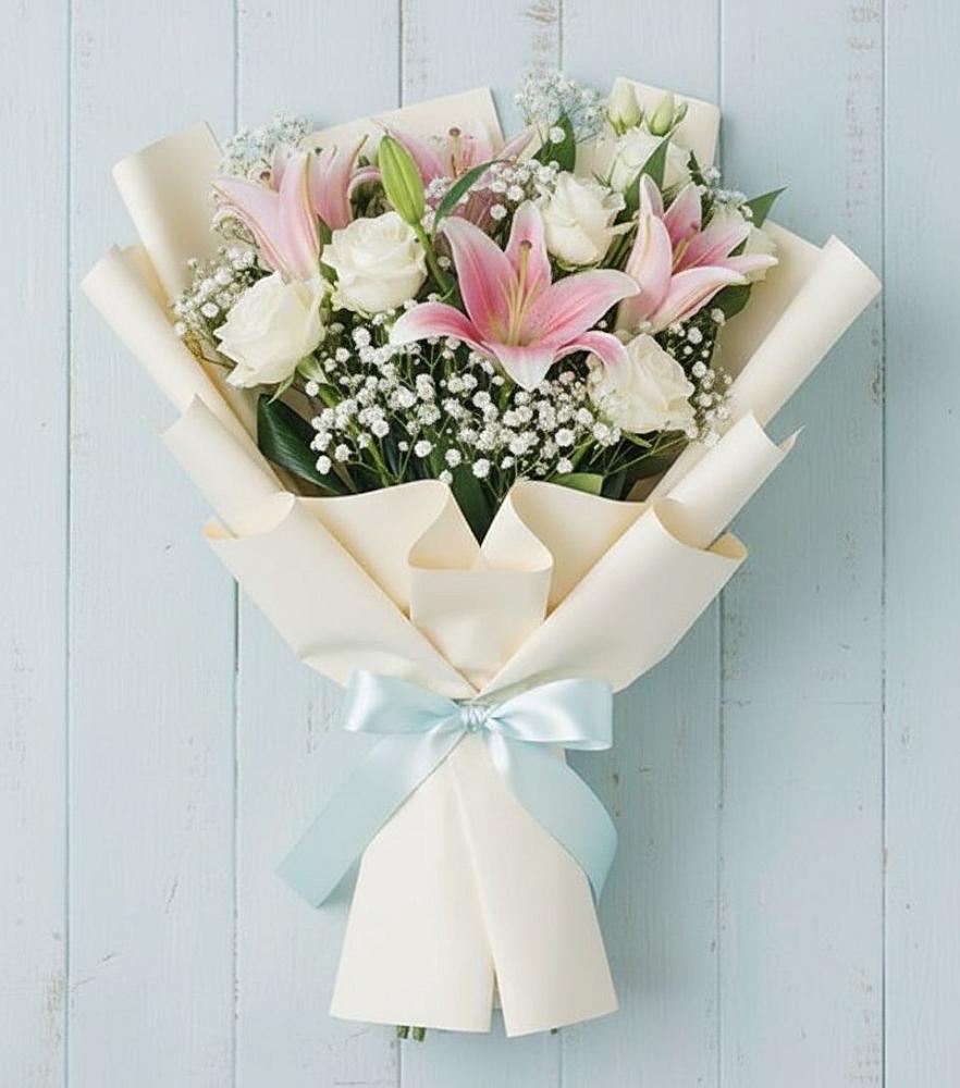 Букет цветов из: Лилии в Тищенском