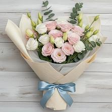 Букет цветов из:  Лизиантусы в Тищенском