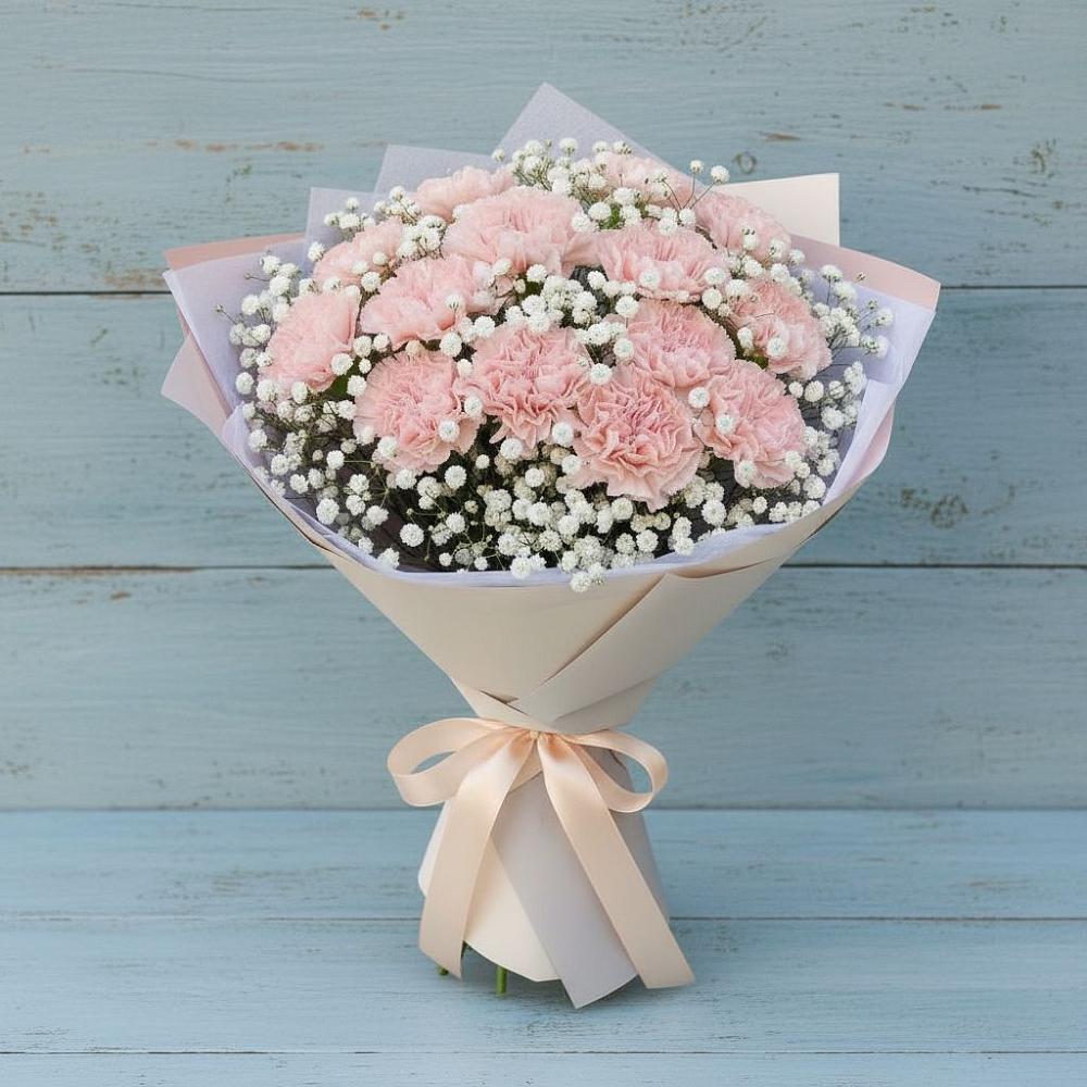 Букет цветов из: Гвоздики в Тищенском