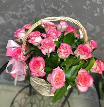 Цветочная композиция из Розы в корзине #REPLACE_PRED# Тищенском