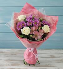 Букет цветов из:  Герберы в Тищенском