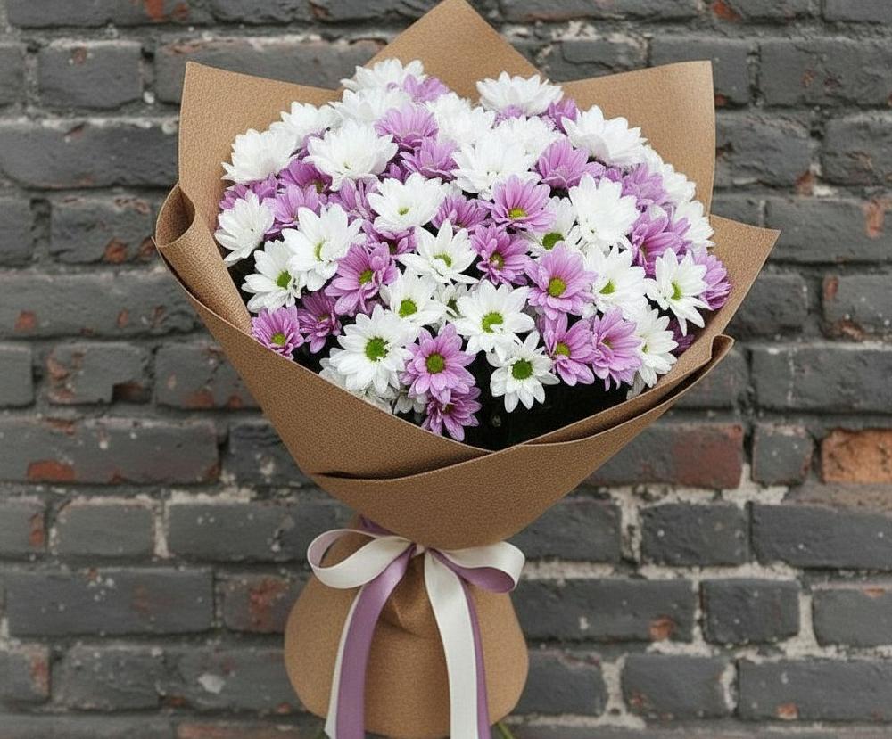 Букет цветов из: Хризантемы в Тищенском
