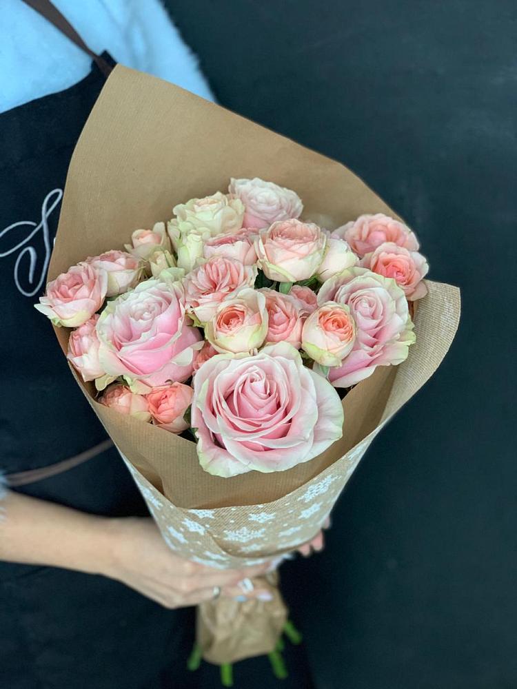 Букет цветов из: Хризантемы и Розы в Тищенском