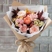 Букет цветов из:  Гвоздики, Хризантемы и Розы #REPLACE_PRED# Тищенском