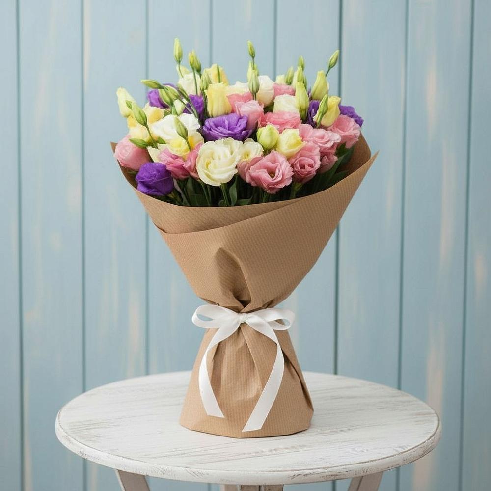 Букет цветов из: Лизиантусы в Тищенском