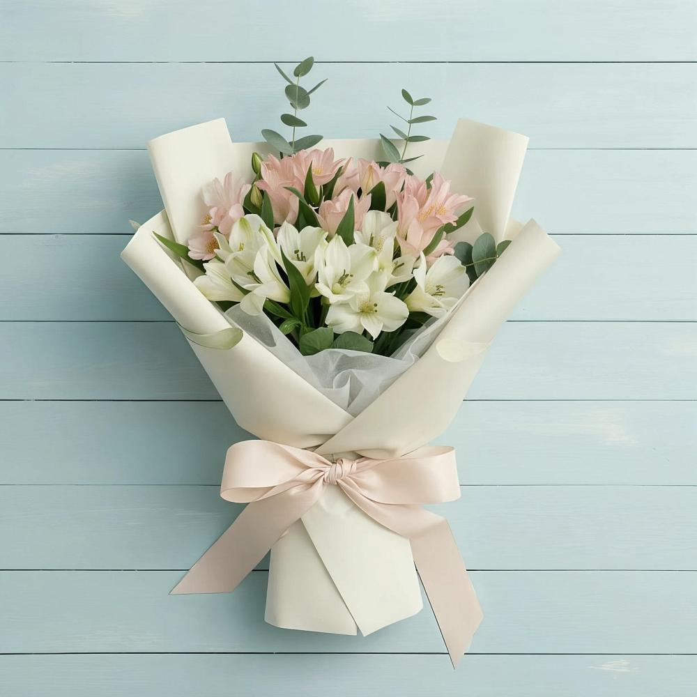 Букет цветов из: Альстромерии в Тищенском