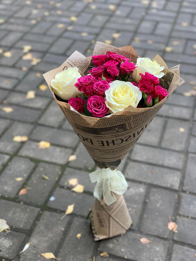 Букет цветов из: Розы в Тищенском