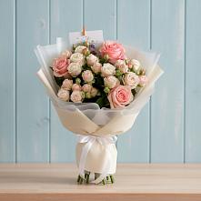 Букет цветов из:  Розы в Тищенском