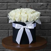 Цветочная композиция из Розы в шляпной коробке #REPLACE_PRED# Тищенском